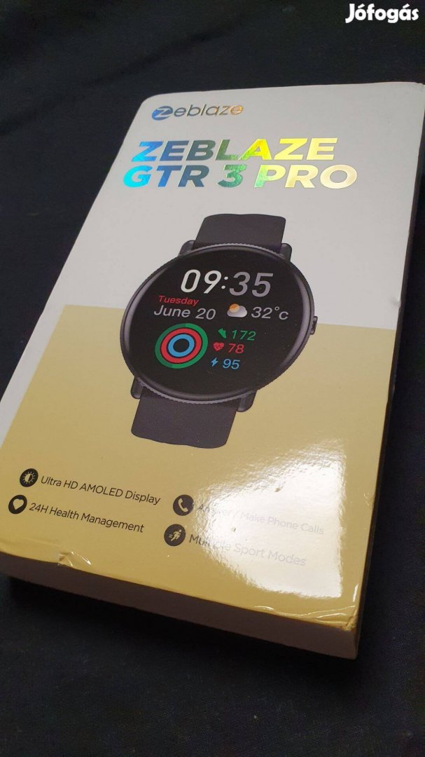 Zeblaze GTR 3 Pro AMOLED! [új,még 2db van]